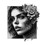 risk rich with diec tattoo design idea