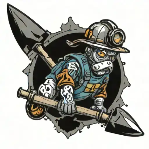 mine rescue tattoo design idea