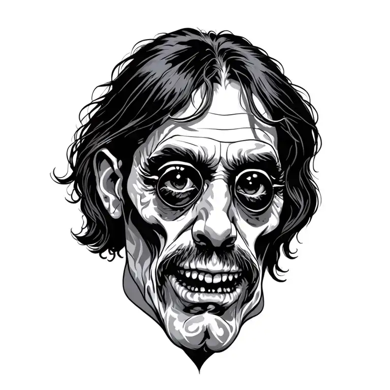 Ozzy tattoo design idea