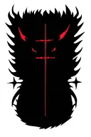 dragon cross wrapped tattoo design idea