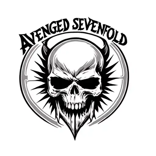 avenged Sevenfold logo tattoo design idea