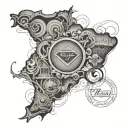 brazil tattoo design idea