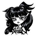 Hazbin Hotel tattoo design idea