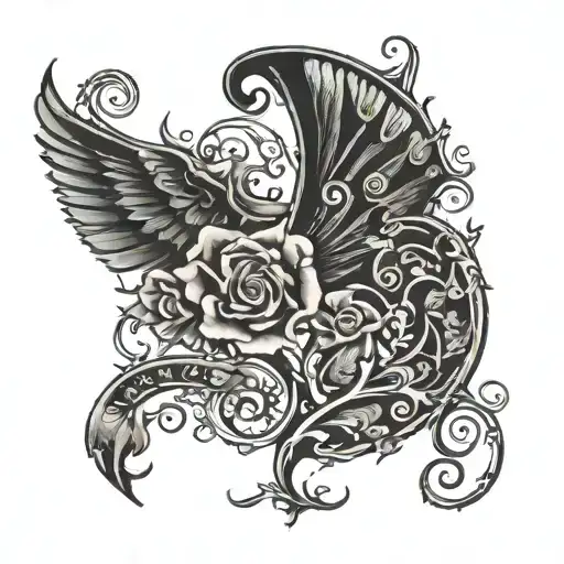 A tattoo for my neck/throat i want the word "rare" in a fancy font with swirls surrounding it  tattoo design idea