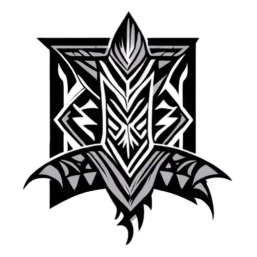 aztec tribal leg sleeve for men tattoo design idea