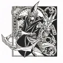 yugioh time wizard tattoo design idea