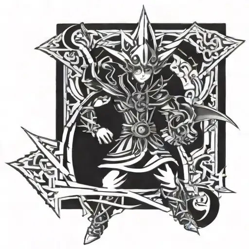 yugioh time wizard tattoo design idea