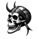 Viking Skull tattoo design idea
