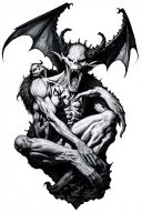 Demons trapped inside tattoo design idea