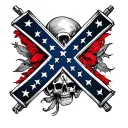 Confederate tattoo design idea
