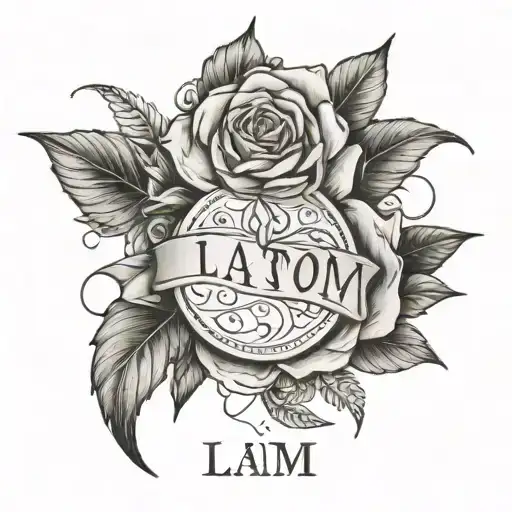 Make a tattoo with the words LAM ❤️ YumYum (LAM philosophy is Long And Muscular) and YumYum is vagina. So make it tattoo design idea