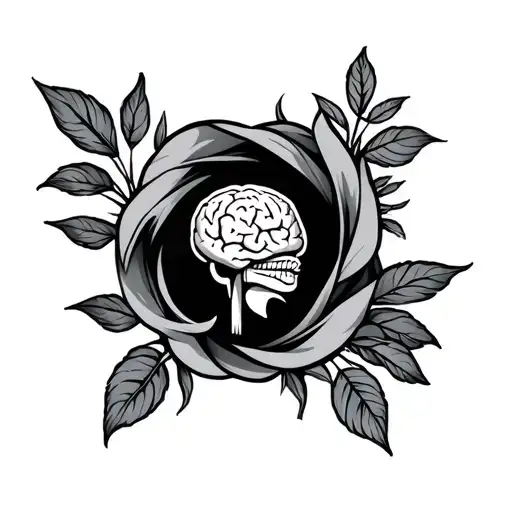 dementia symbolism tattoo design idea