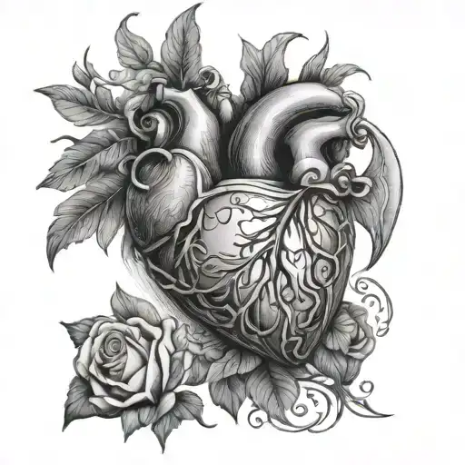 My heart and soul, my heart and soul are all yours. tattoo design idea