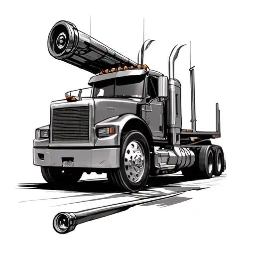 truck Wheel v8 truck engine tools tattoo design idea