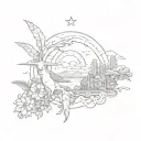 philippines meets texas tattoo design idea