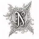 Yahweh in semi colon tattoo design idea