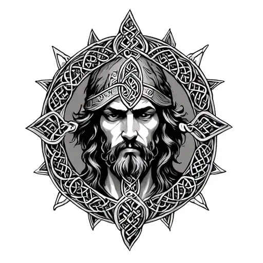 Irish Celtic Duncan tattoo design idea