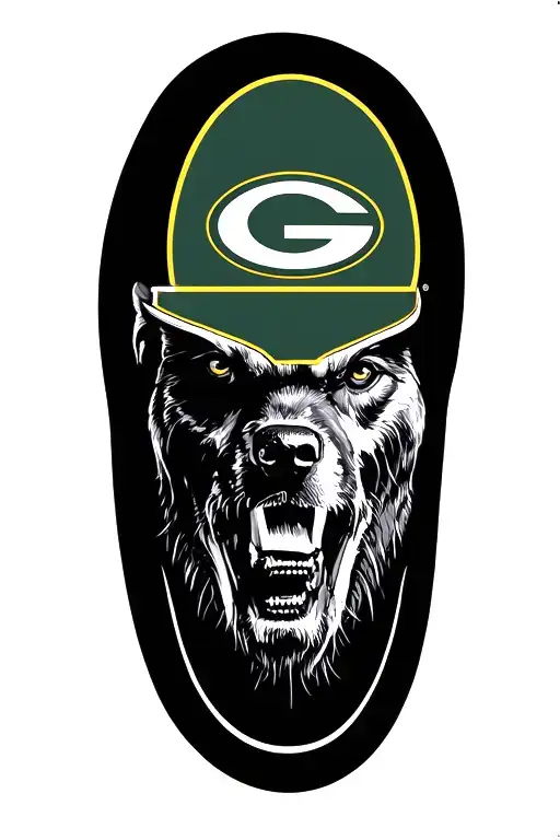 green bay packers tattoo design idea