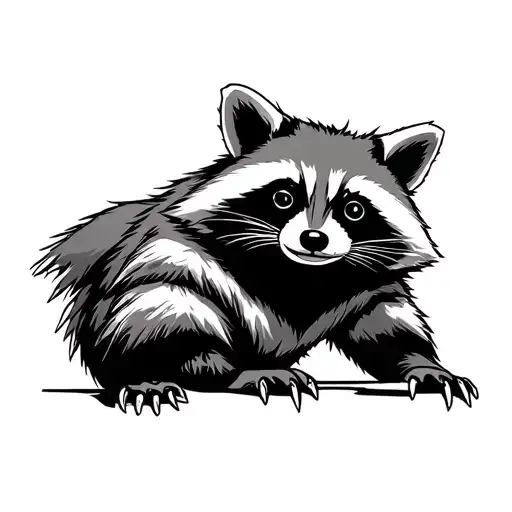 Rocket Racoon tattoo design idea