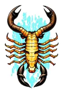 Scorpio taurus sign tattoo design idea