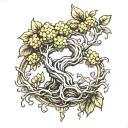 mimir tree  tattoo design idea