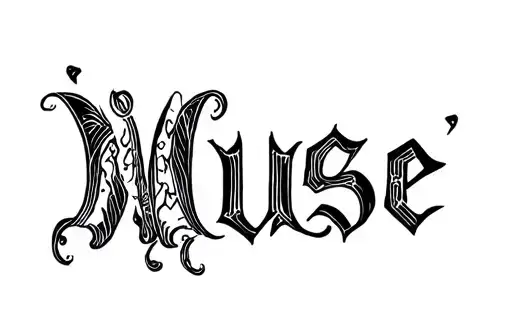 "Muse" tattoo design idea
