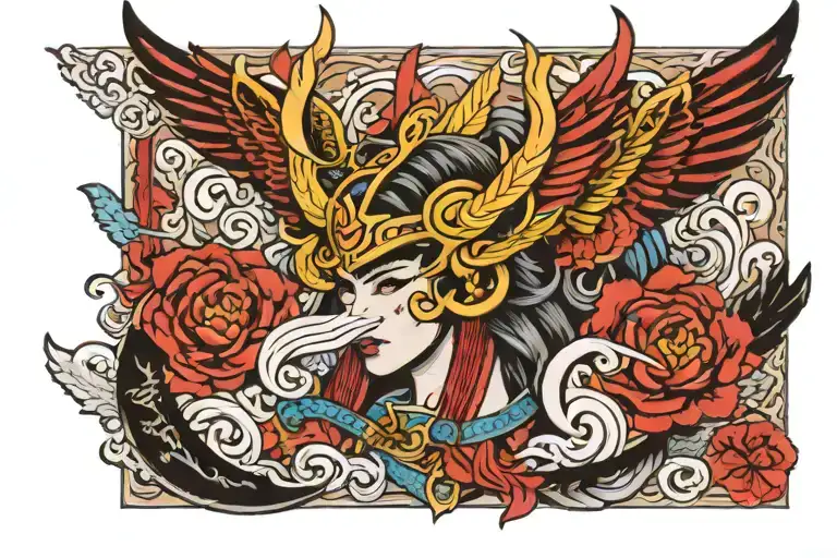 Valkyrie tattoo design idea