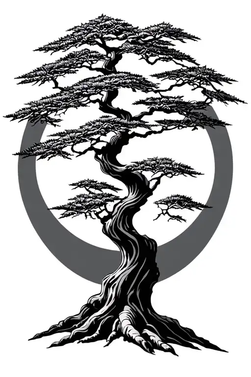 Japanese Maple Tree tattoo design idea