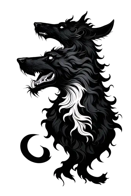 Cerberus tattoo design idea