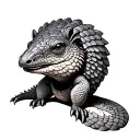 Pangolin tattoo design idea