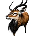 Eland tattoo design idea