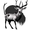 Eland tattoo design idea