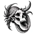 Cornicello tattoo design idea