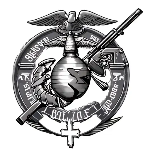 0311 mos USMC tattoo design idea