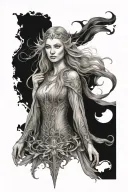 galadriel tattoo design idea