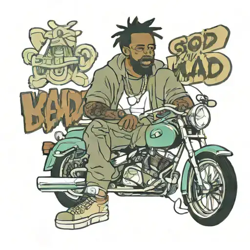 Kendrick Lamar Good Kid MaaD City tattoo design idea