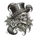 I think therefore I am tattoo design idea