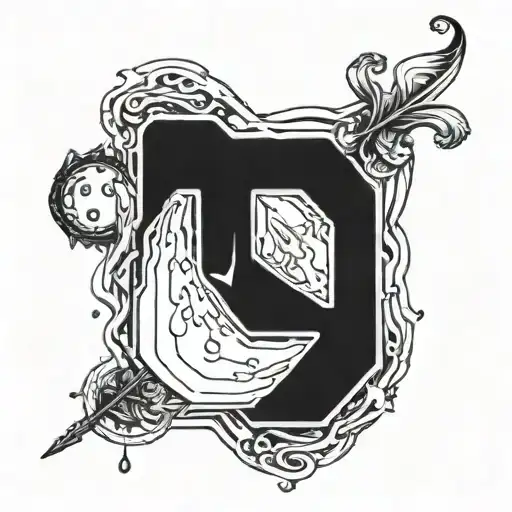 Blood type tattoo design idea