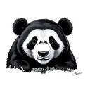 panda bear tattoo design idea