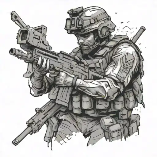 Call Of Duty tattoo design idea