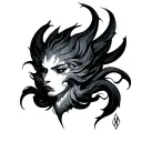 Mtg Mana tattoo design idea