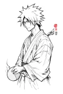 Sasuke Uchiwa maintains the temp tattoo design idea