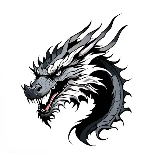 Drago Chines com they tattoo design idea