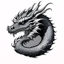Drago Chines com they tattoo design idea