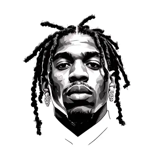 Asap Rocky tattoo design idea