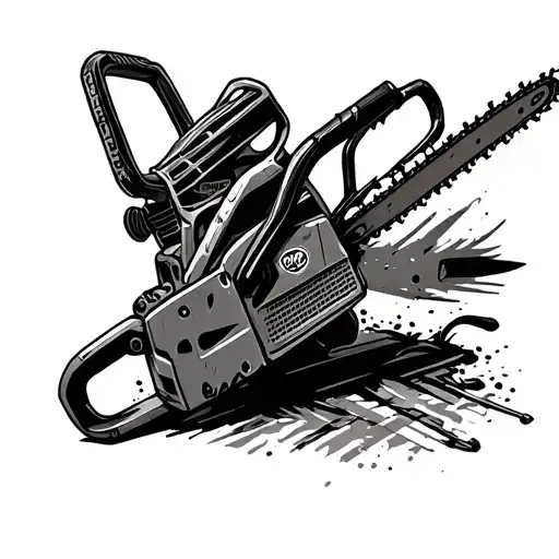 chainsaw evil dead 2 tattoo design idea