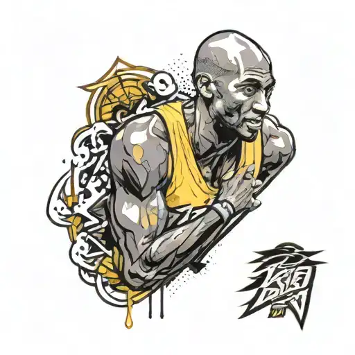 kobe ​​bryant mamba tattoo design idea