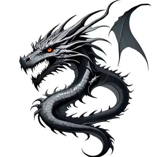 Avatar Dragon tattoo design idea