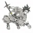 character Tendo Satori tattoo design idea