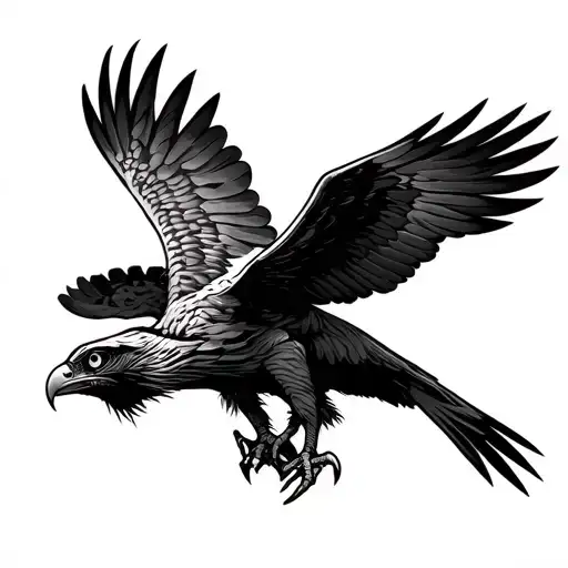 buzzard tattoo tattoo design idea